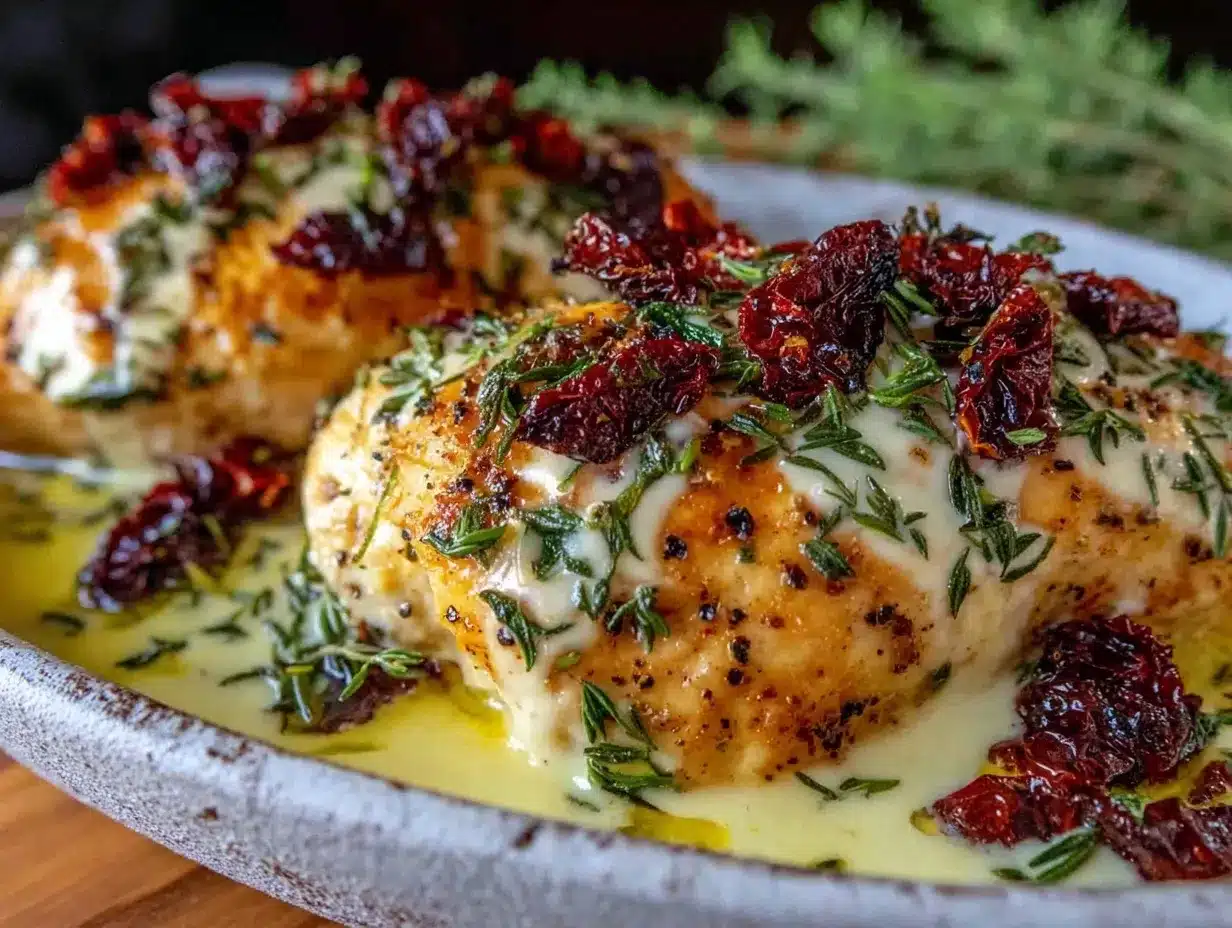 creamy tuscan chicken preparation steps