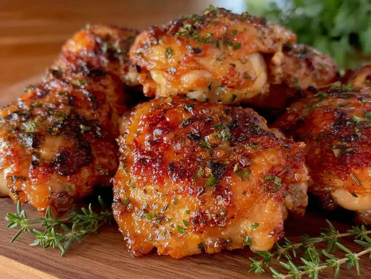 crispy air fryer chicken thighs preparation steps
