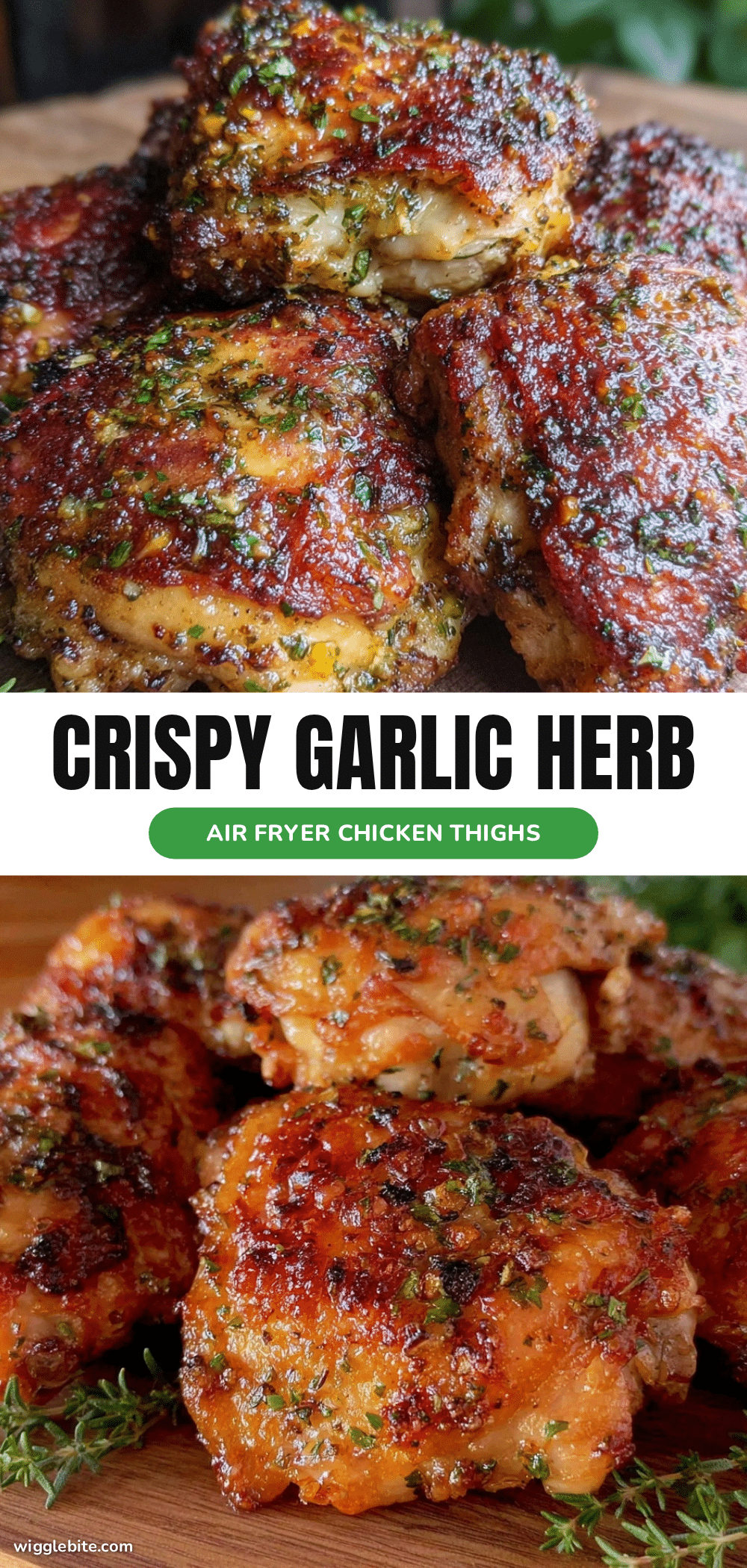 crispy air fryer chicken thighs recipe