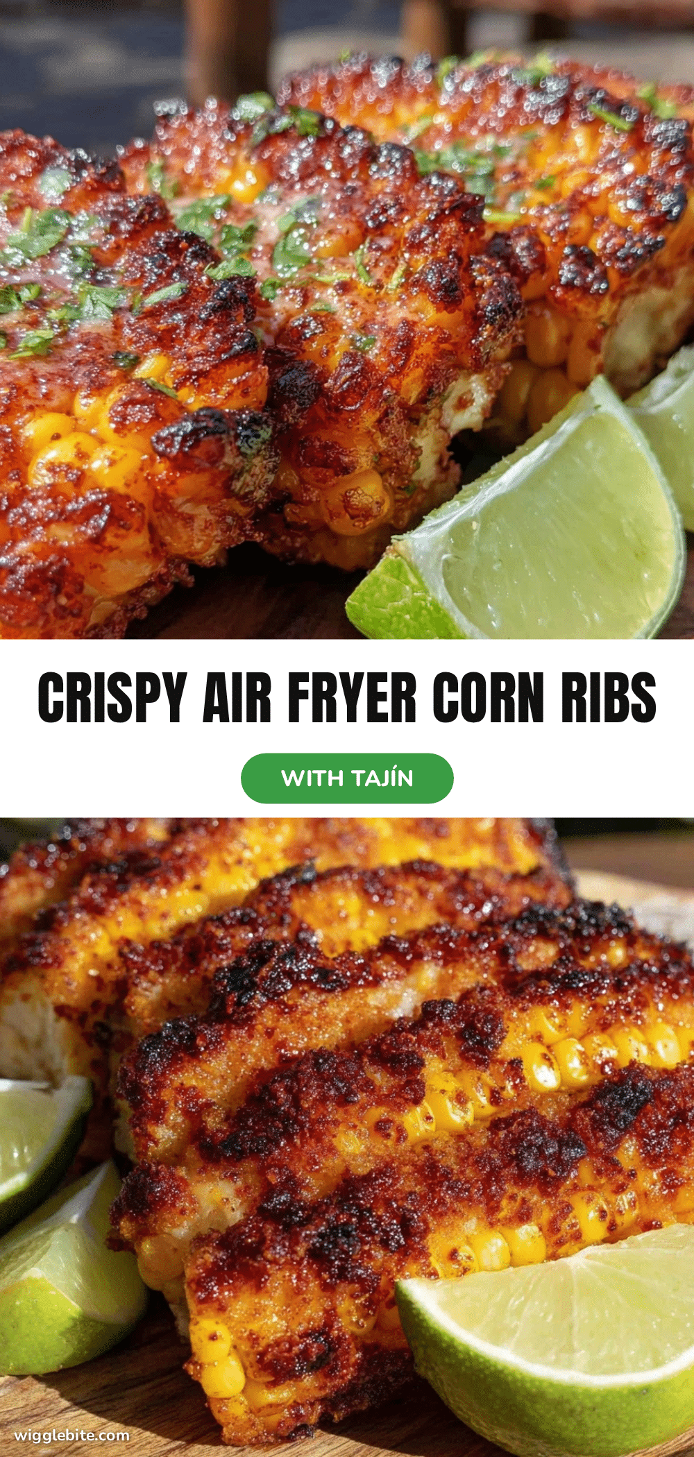 crispy air fryer corn ribs recipe