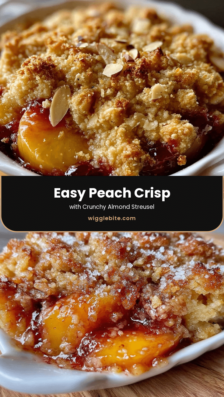 easy peach crisp recipe