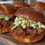 firecracker pulled pork sliders - featured image