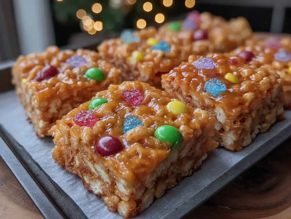 firecracker rice krispie treats preparation steps