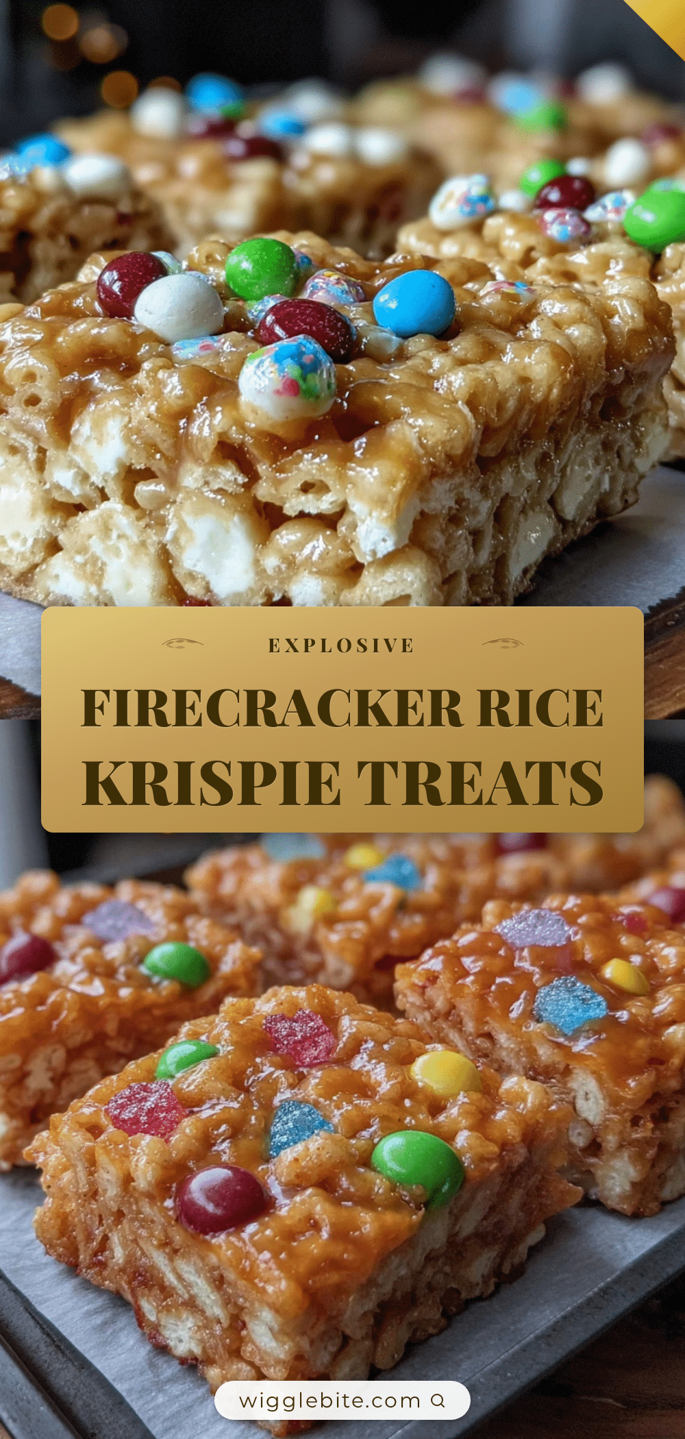 firecracker rice krispie treats recipe