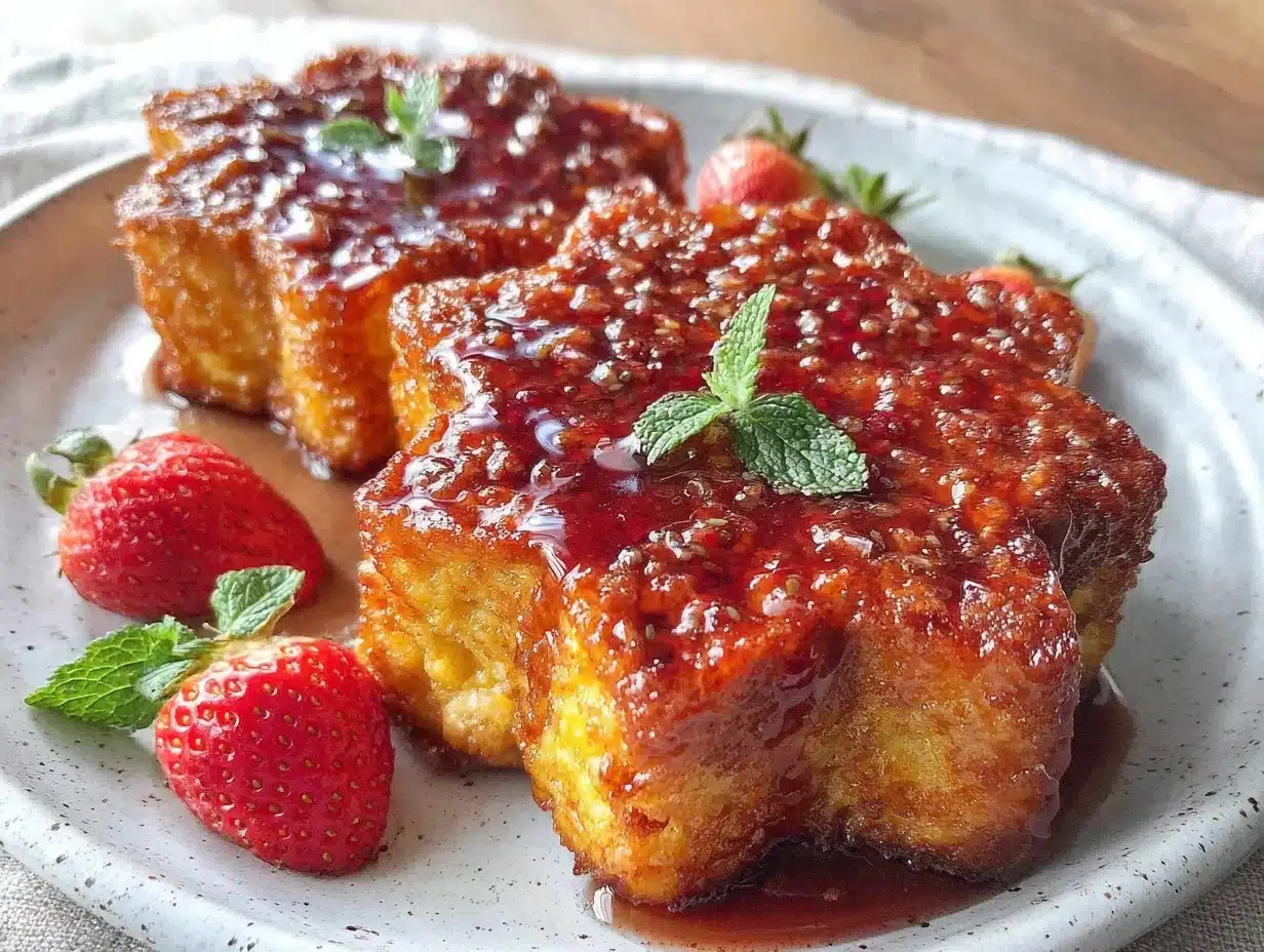 fluffy star-shaped french toast - featured image