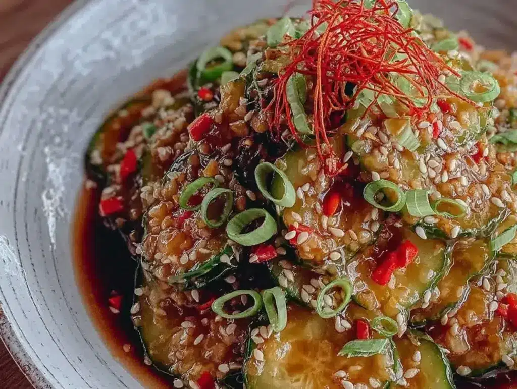Fresh Asian Cucumber Salad - featured image