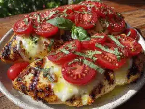 Fresh Caprese Grilled Chicken - featured image
