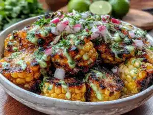 fresh charred corn salad - featured image