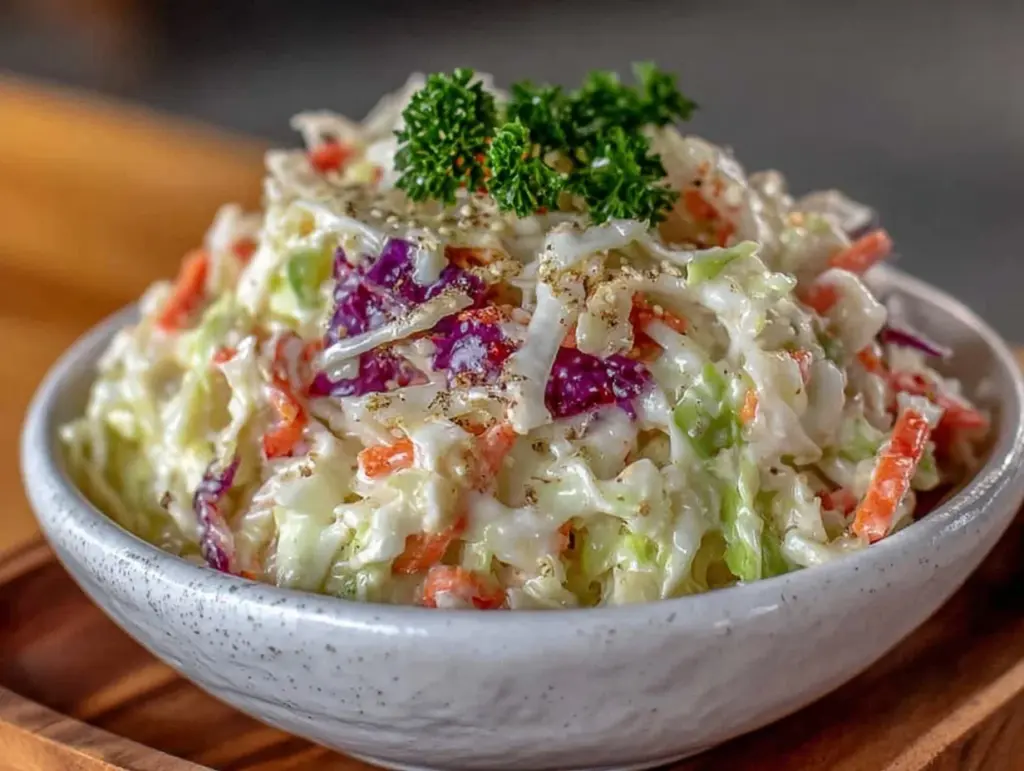 fresh classic coleslaw - featured image