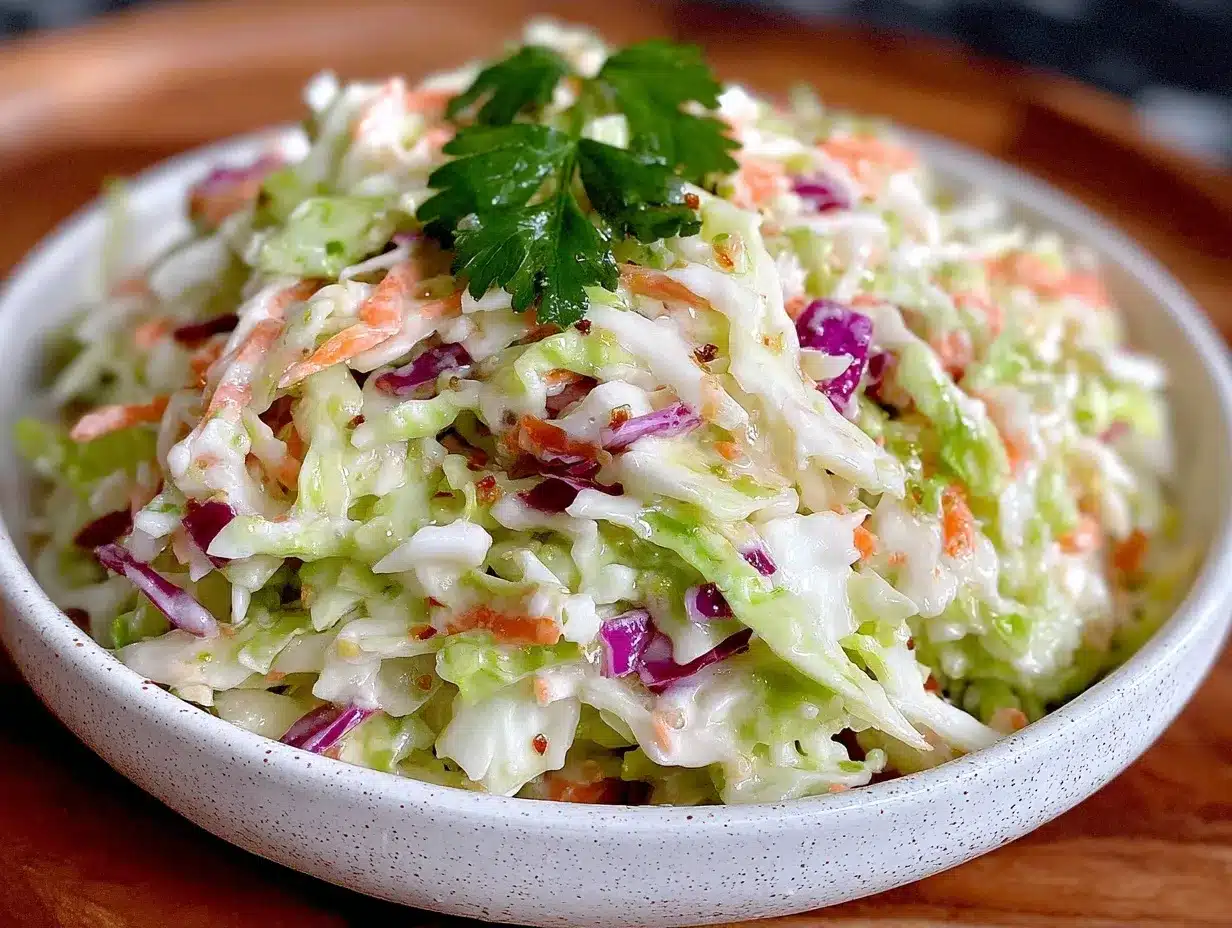 fresh classic coleslaw preparation steps