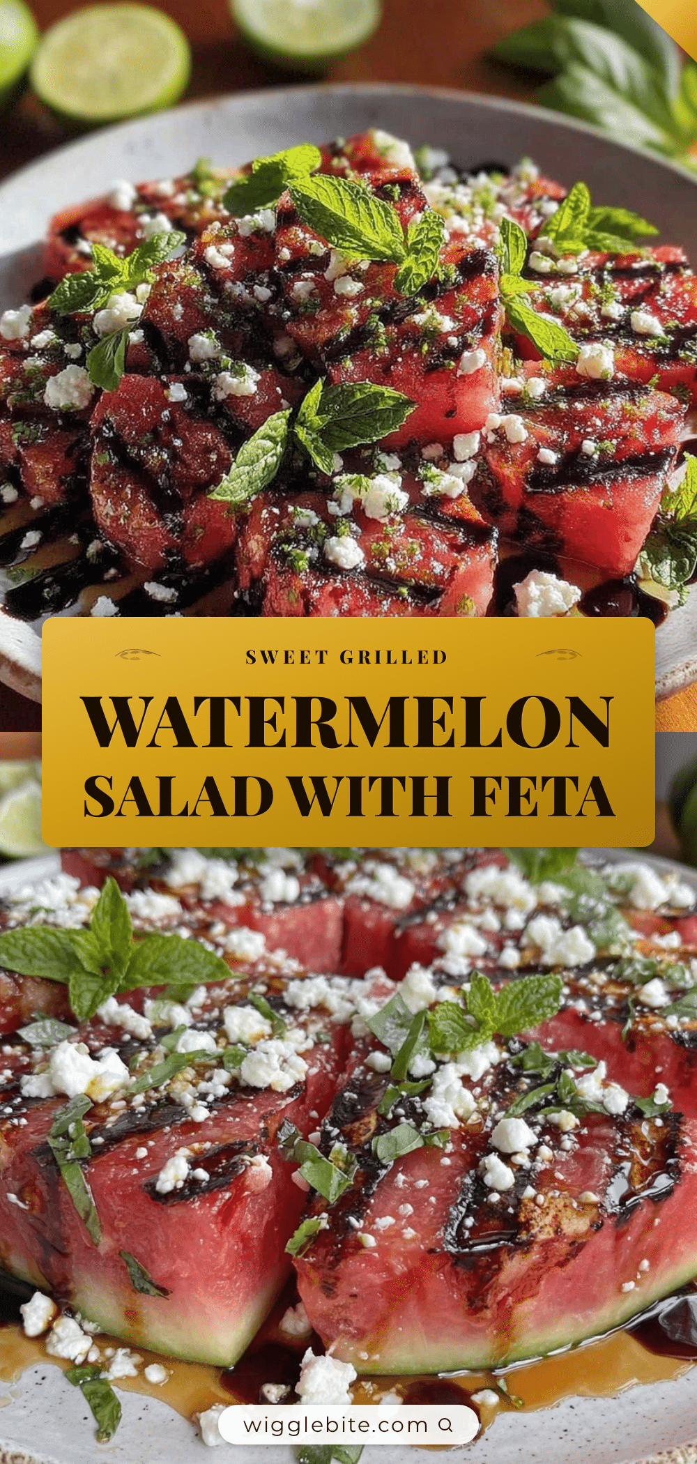 fresh grilled watermelon salad recipe