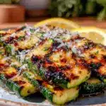fresh grilled zucchini - featured image