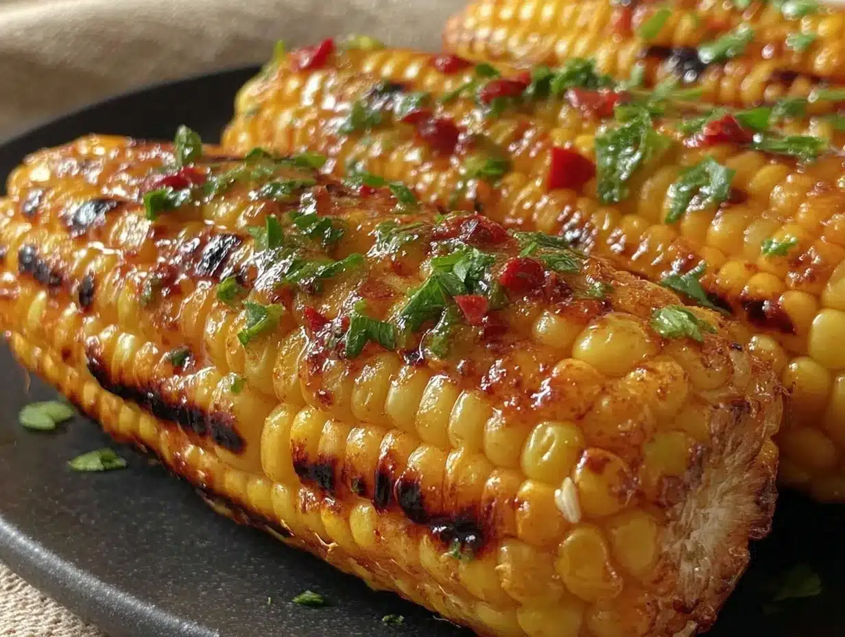 grilled corn with chili lime butter preparation steps