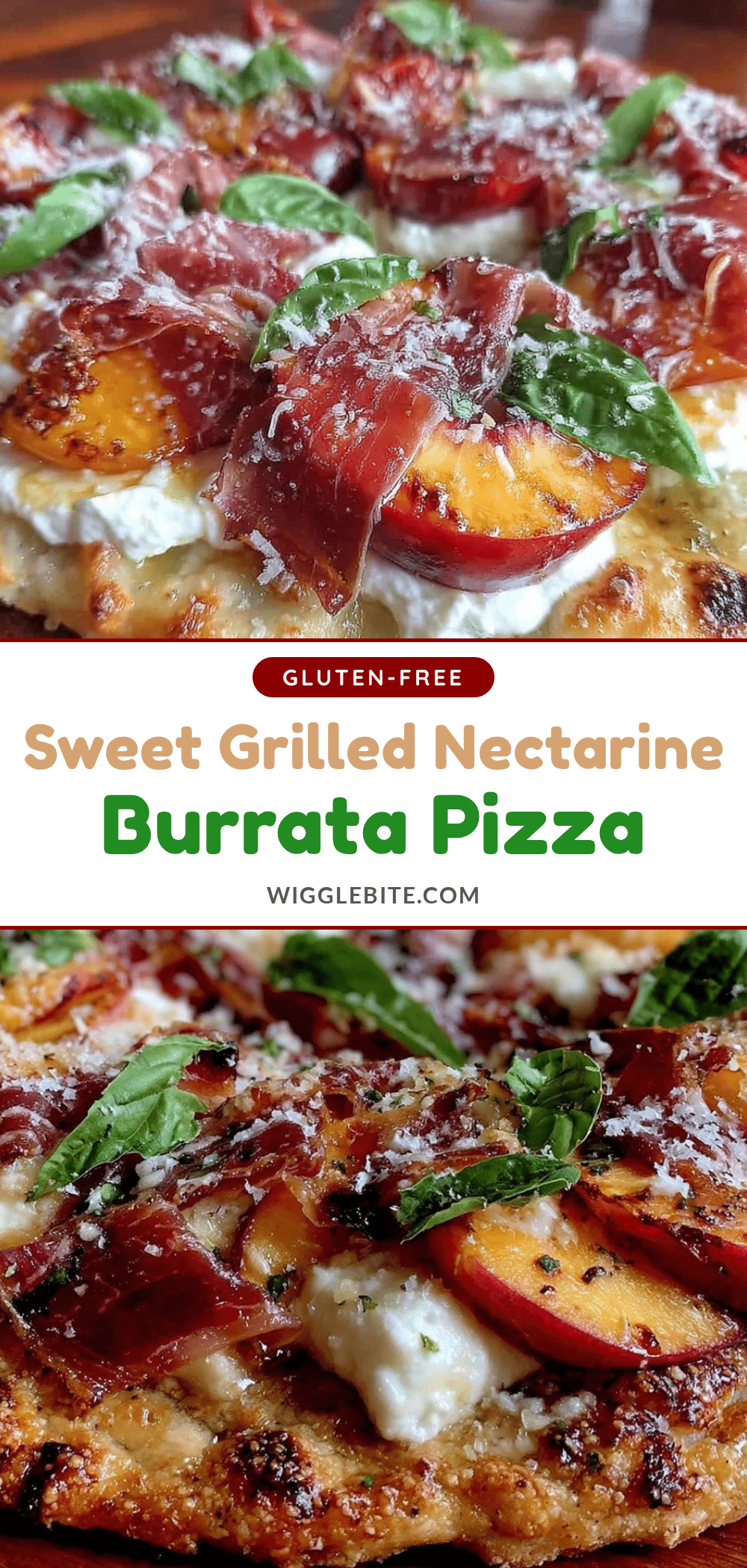 grilled nectarine and burrata pizza recipe