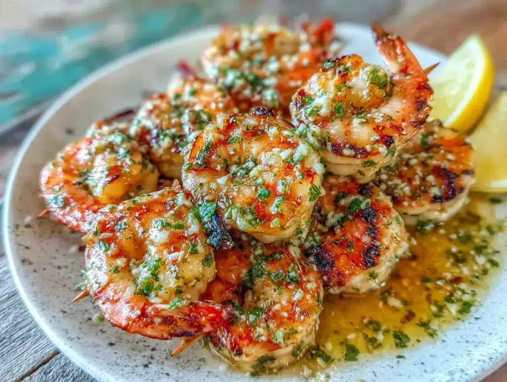 grilled shrimp skewers - featured image
