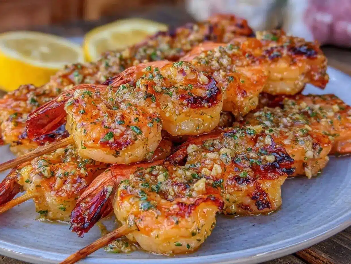 grilled shrimp skewers preparation steps