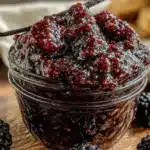 homemade black raspberry jam - featured image