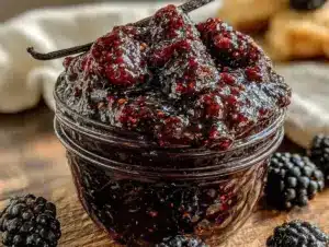homemade black raspberry jam - featured image