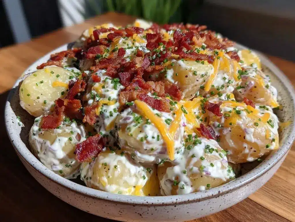 loaded potato salad - featured image