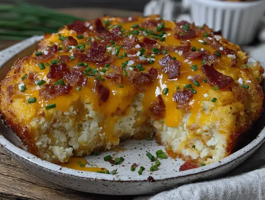 loaded twice-baked potato casserole - featured image