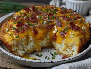 loaded twice-baked potato casserole - featured image