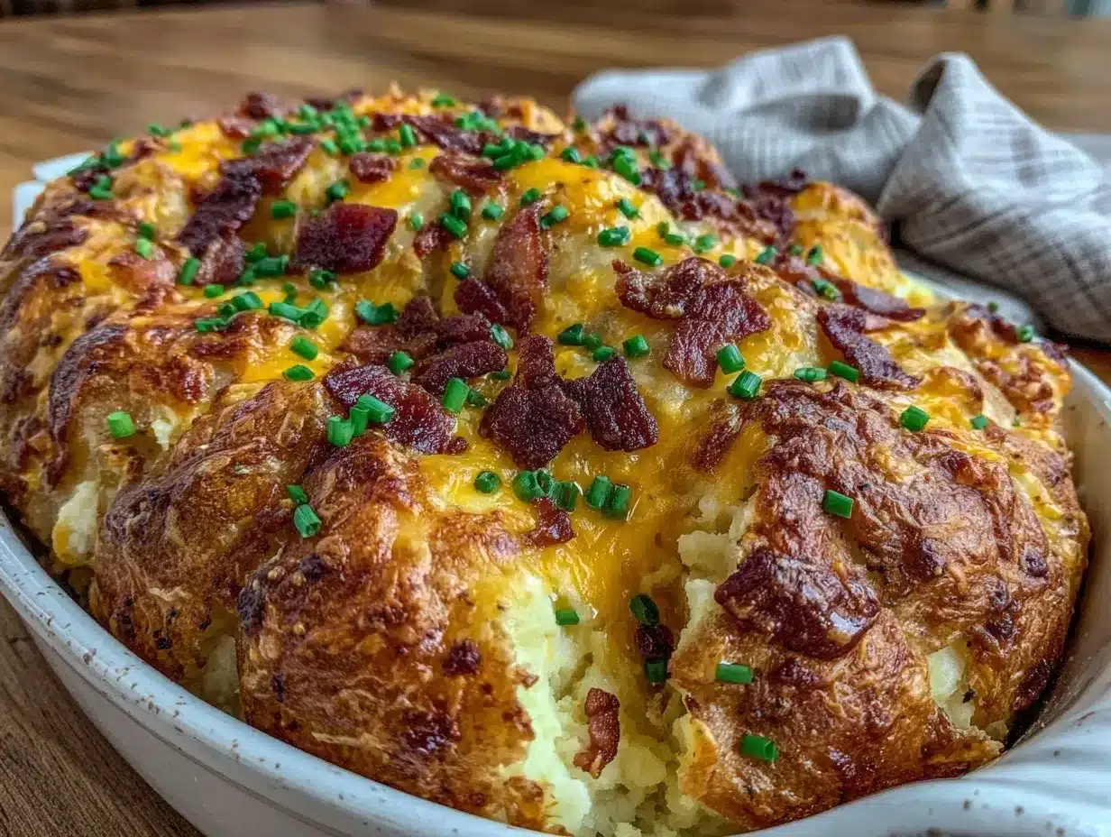 loaded twice-baked potato casserole preparation steps