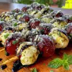 make-ahead caprese skewers - featured image
