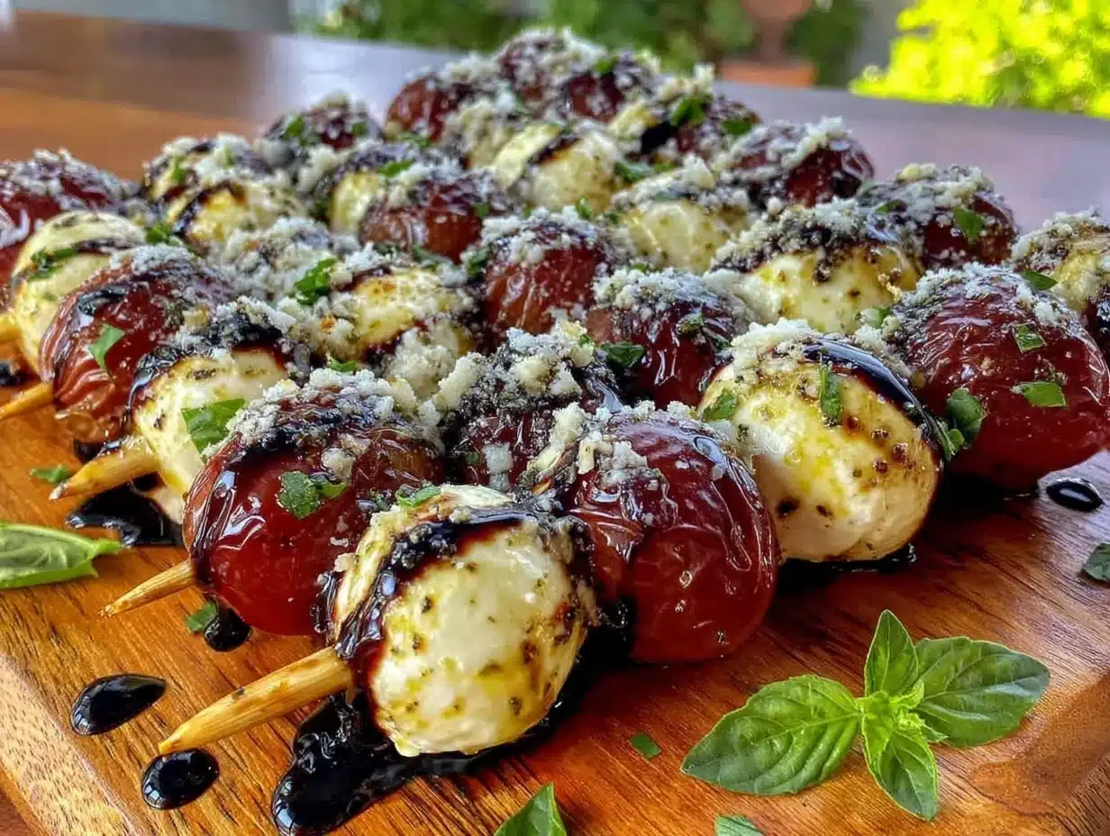 make-ahead caprese skewers - featured image