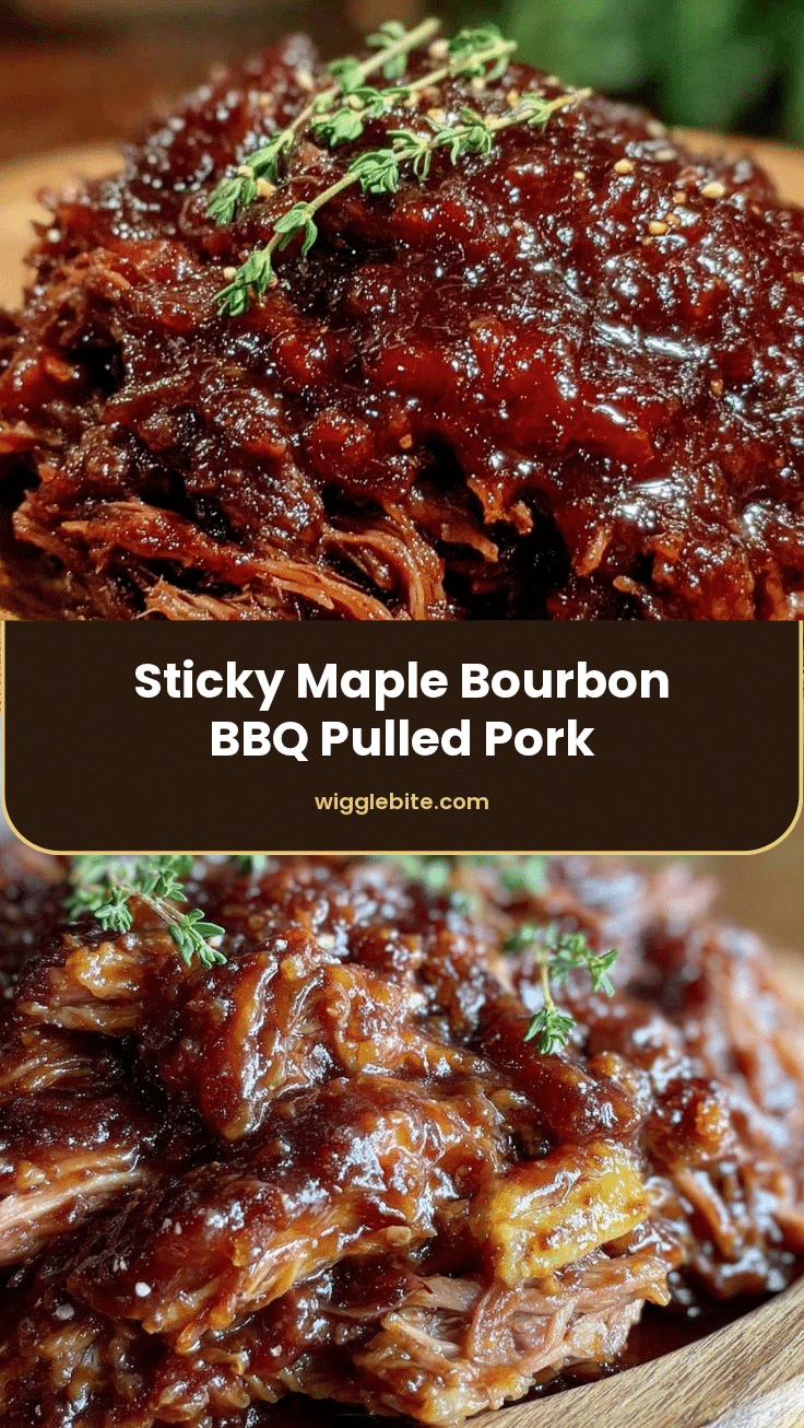 maple bourbon bbq pulled pork slow cooker recipe recipe