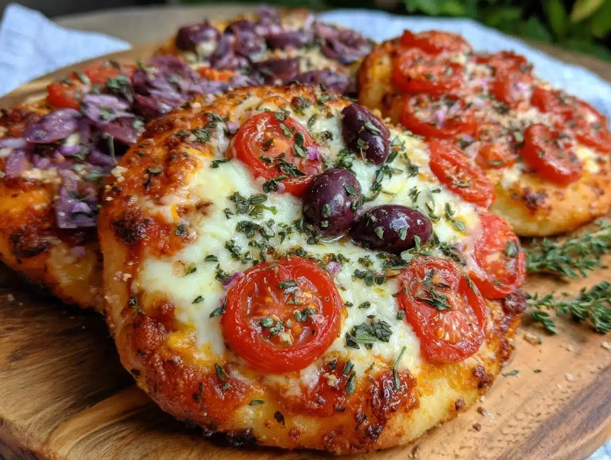mini flag pizzas - featured image