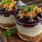 no-bake cheesecake parfaits - featured image