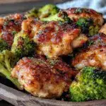 one-pan honey garlic chicken - featured image