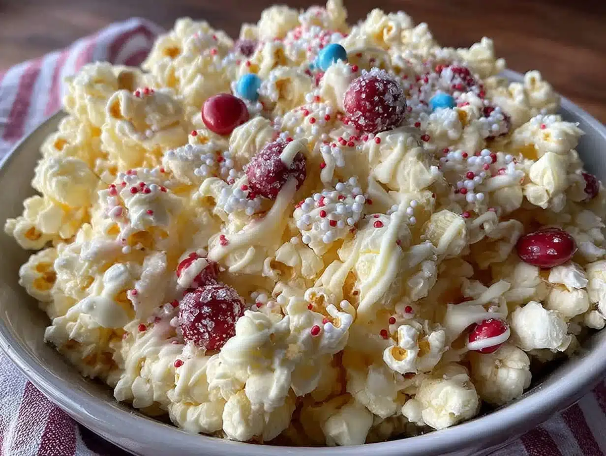 patriotic popcorn recipe - featured image