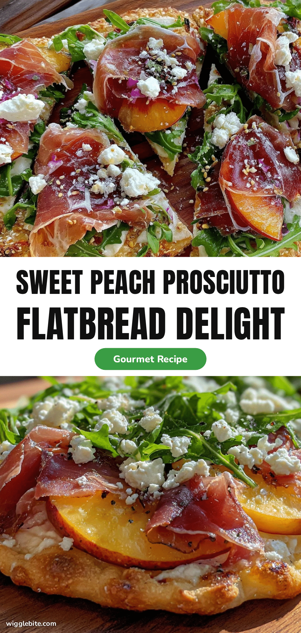 peach prosciutto flatbread recipe