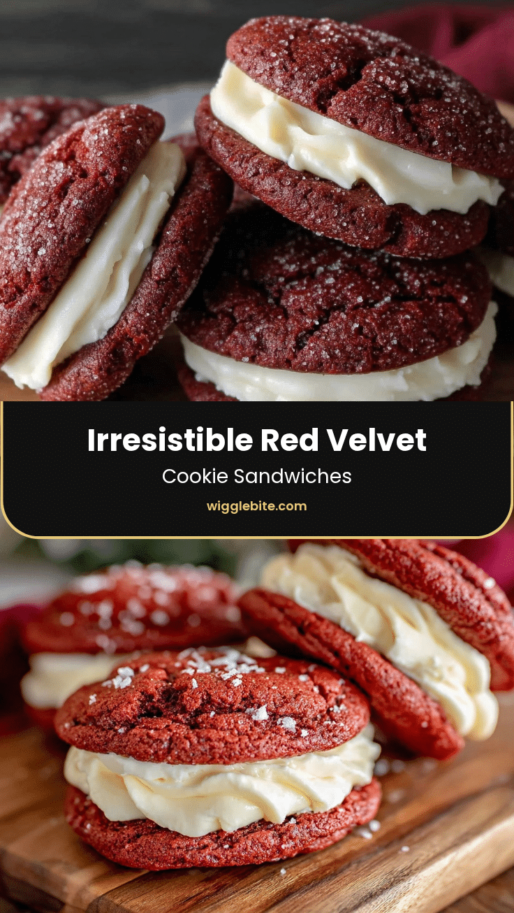 red velvet cookie sandwiches recipe