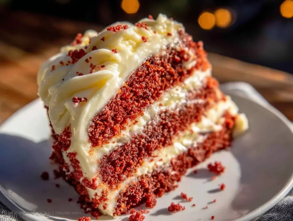 red velvet flag cake - featured image