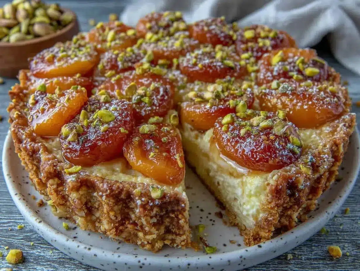 rustic apricot frangipane tart preparation steps