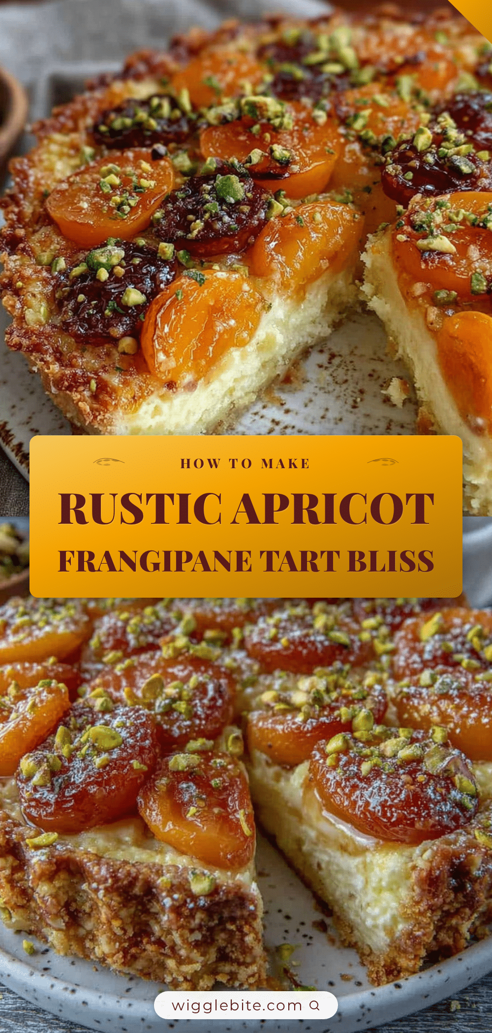 rustic apricot frangipane tart recipe
