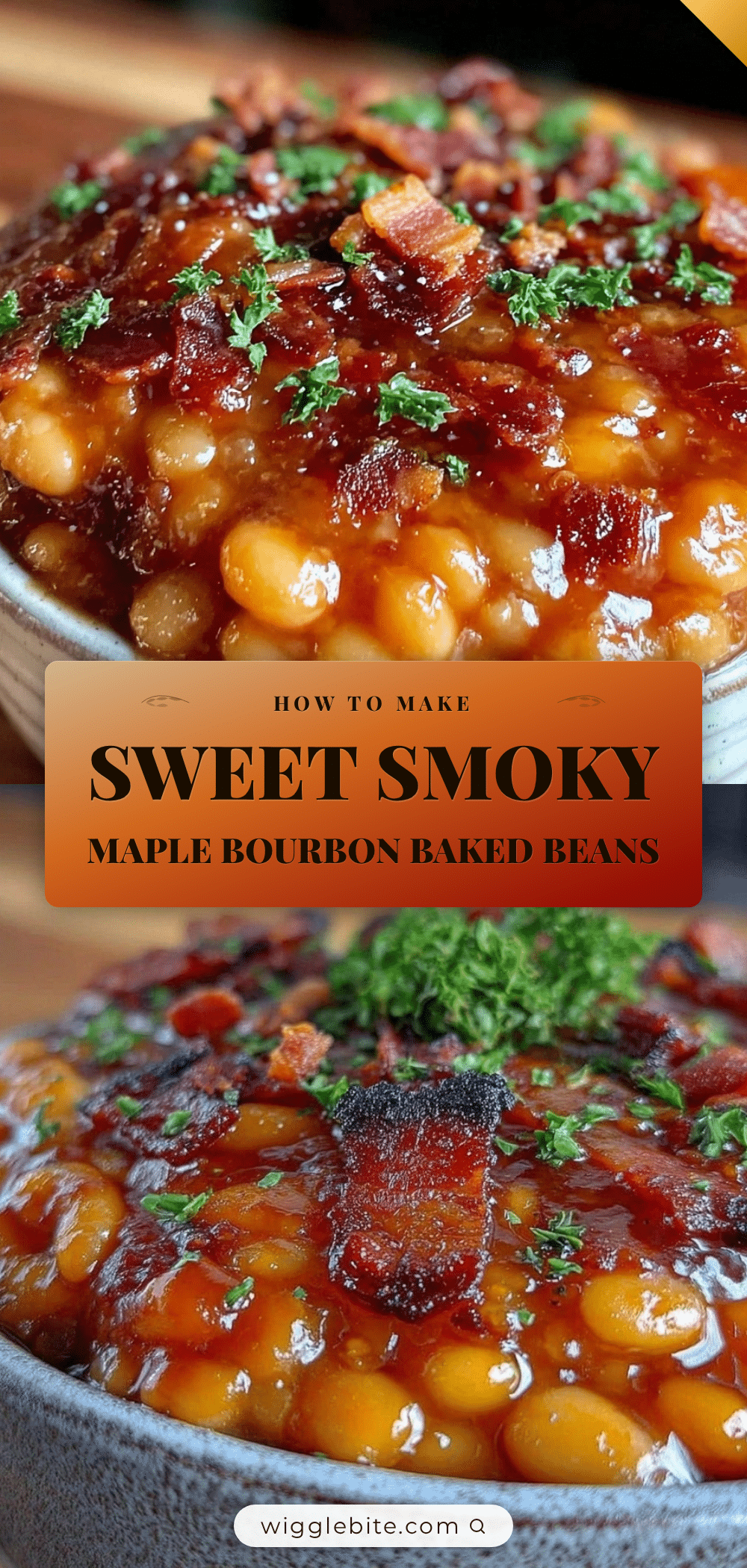 savory maple bourbon baked beans recipe