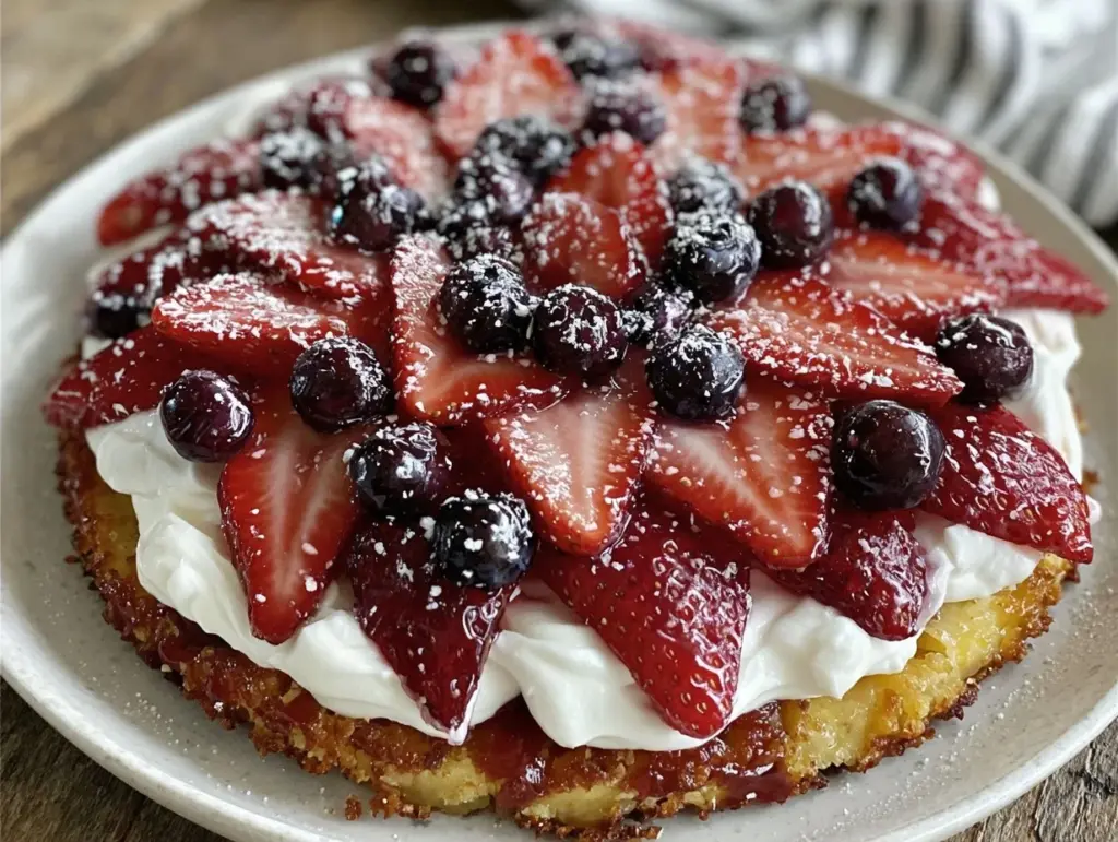 star-spangled fruit pizza - featured image