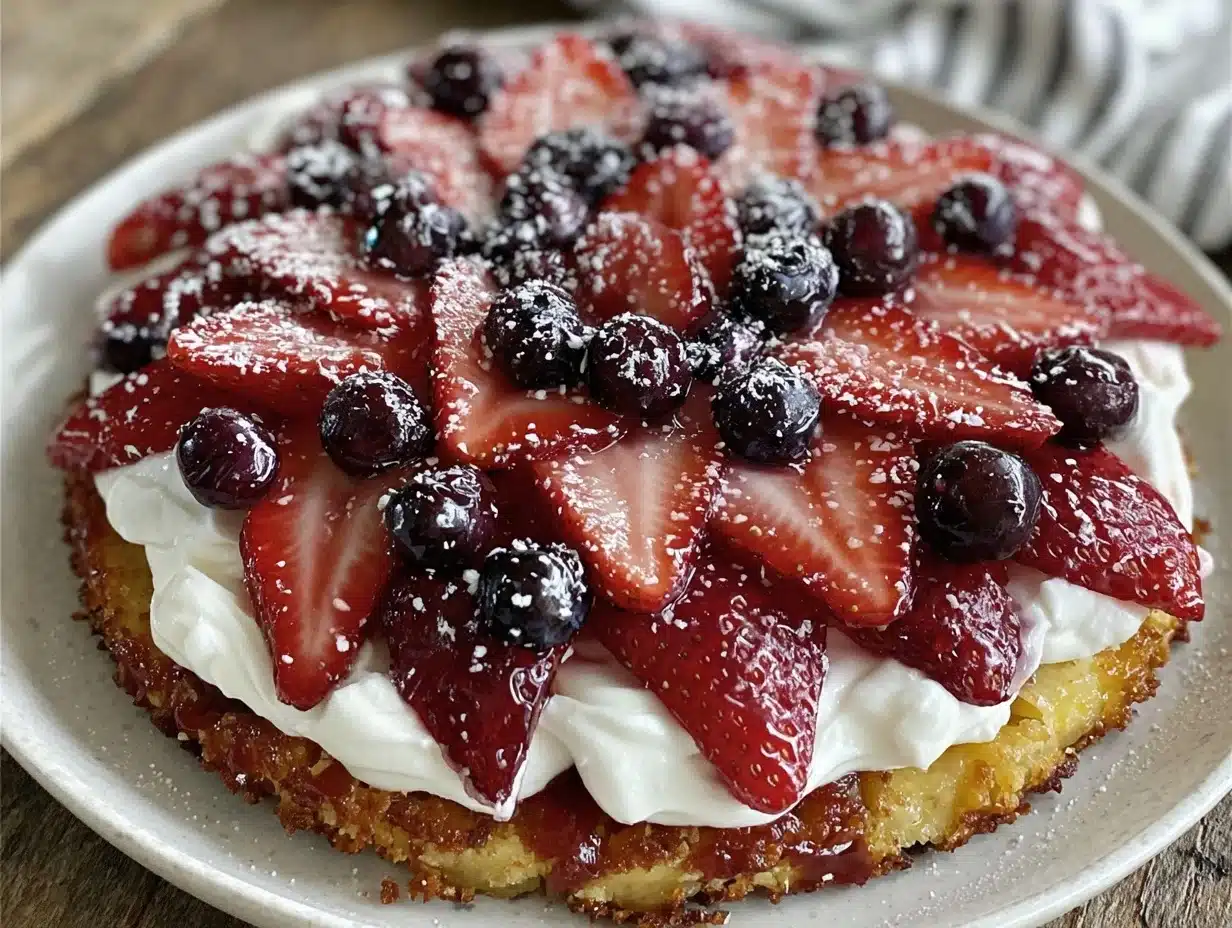 star-spangled fruit pizza - featured image