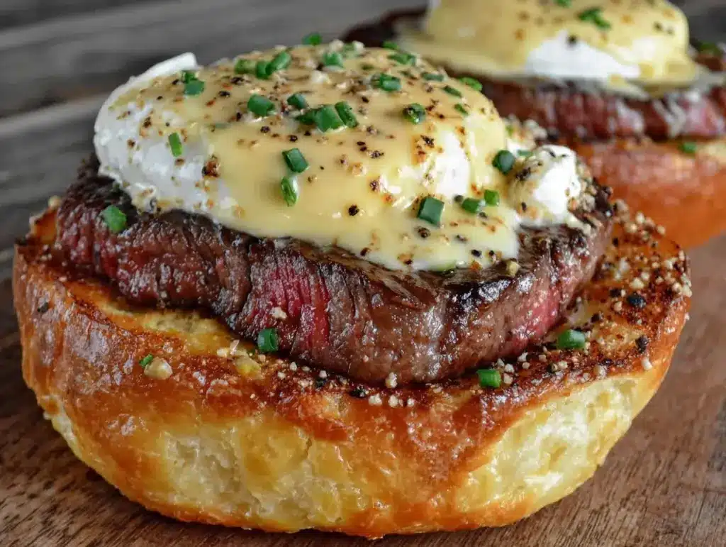 steak and eggs benedict - featured image