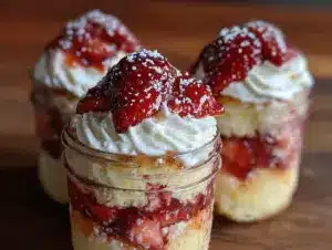 strawberry shortcake parfaits - featured image