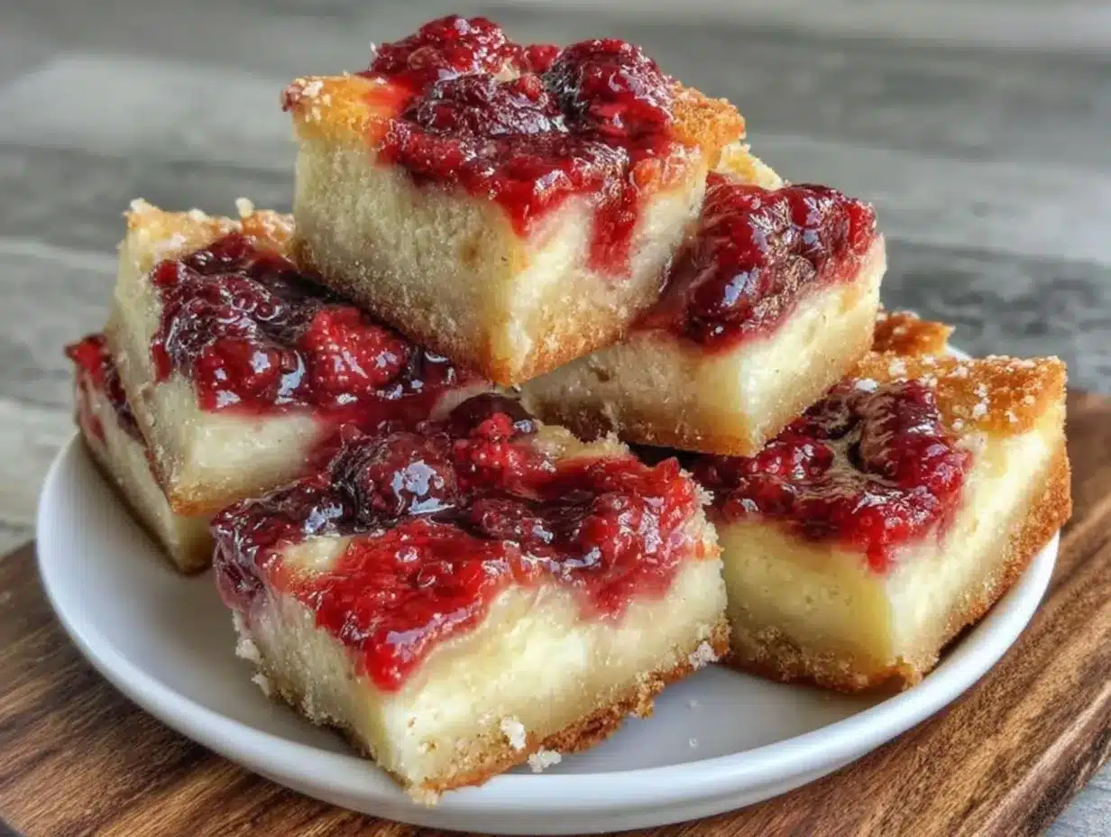 tangy raspberry lemon bars preparation steps
