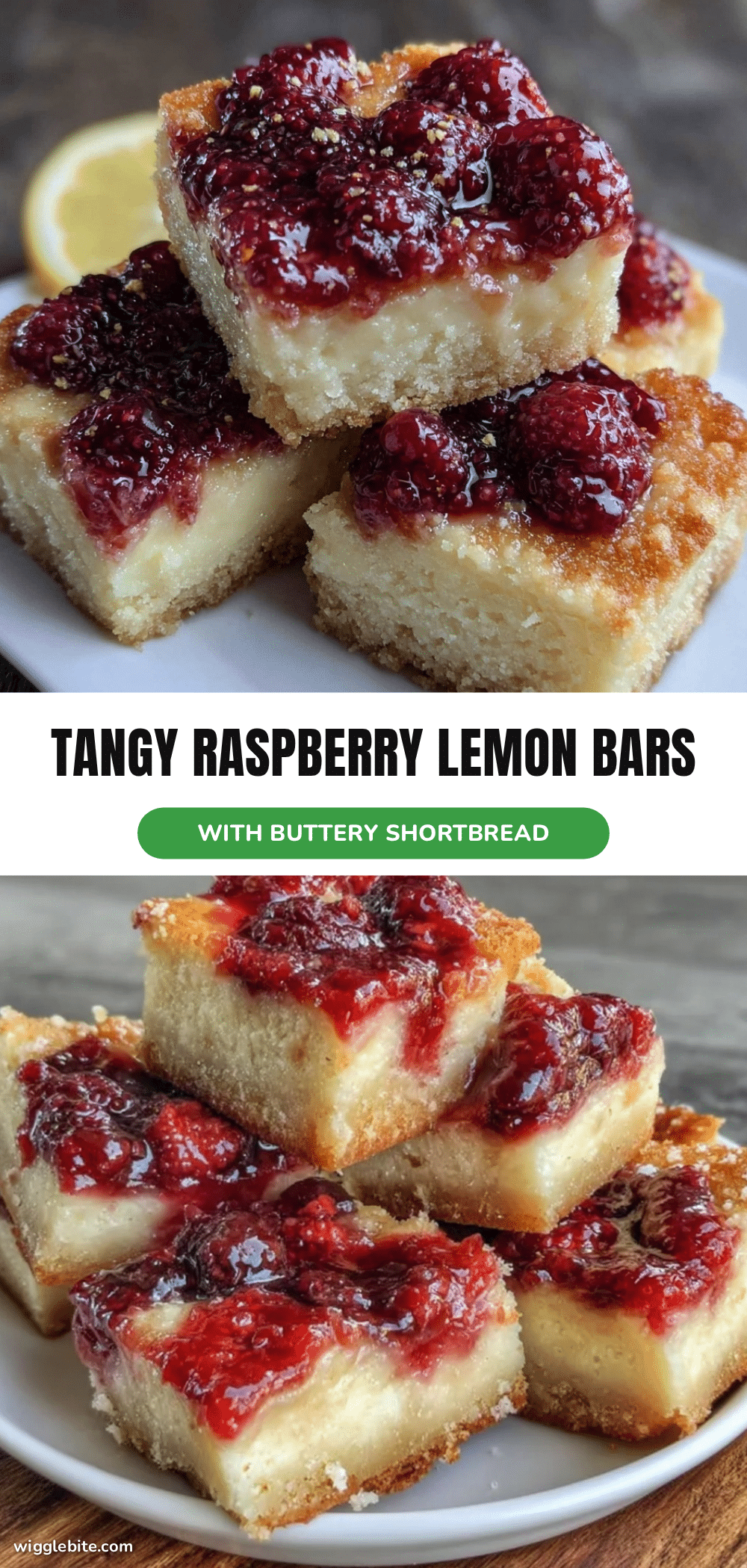 tangy raspberry lemon bars recipe