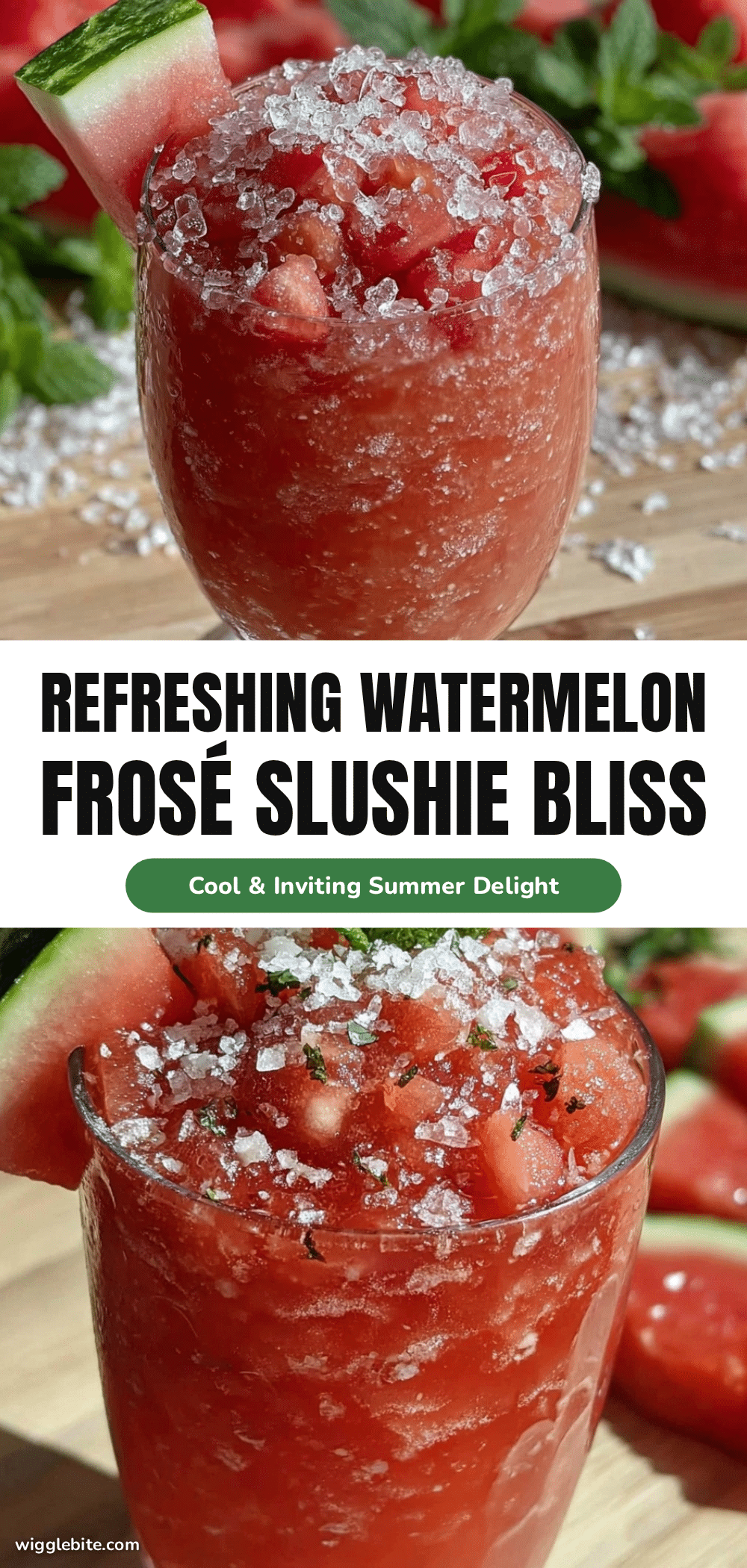 watermelon frosé slushie recipe recipe