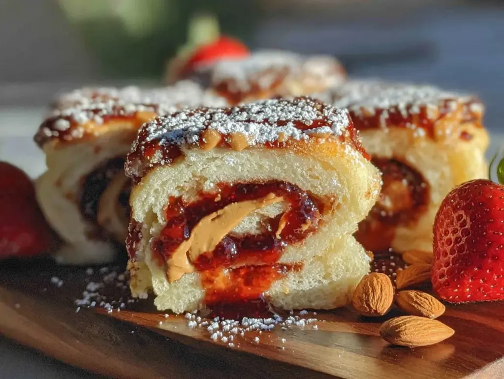 almond butter strawberry uncrustables - featured image