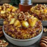 baked cinnamon apple oatmeal - featured image