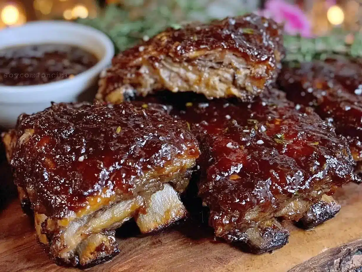 bourbon brown sugar slow cooker ribs preparation steps