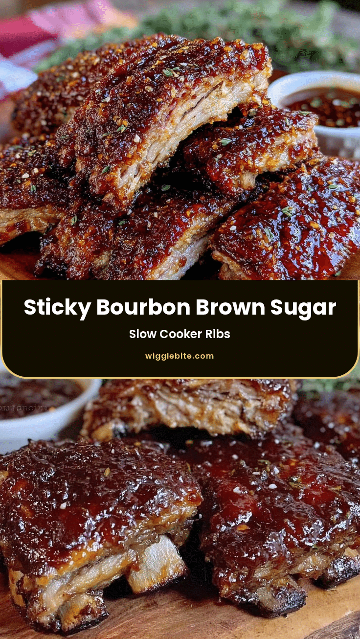bourbon brown sugar slow cooker ribs recipe